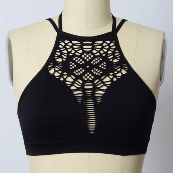 New seamless high neck strappy back brami - Picture 6 of 8